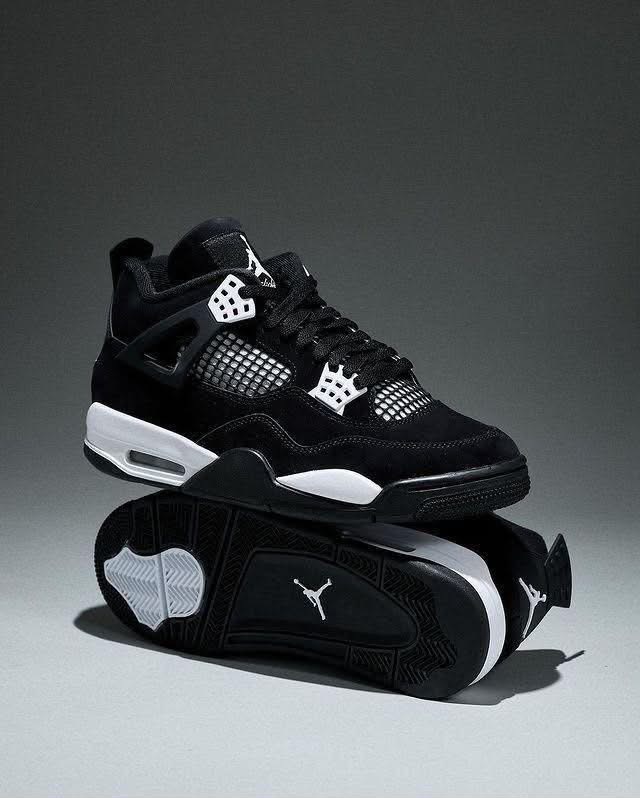 Air Jordan 4 Black Canvas