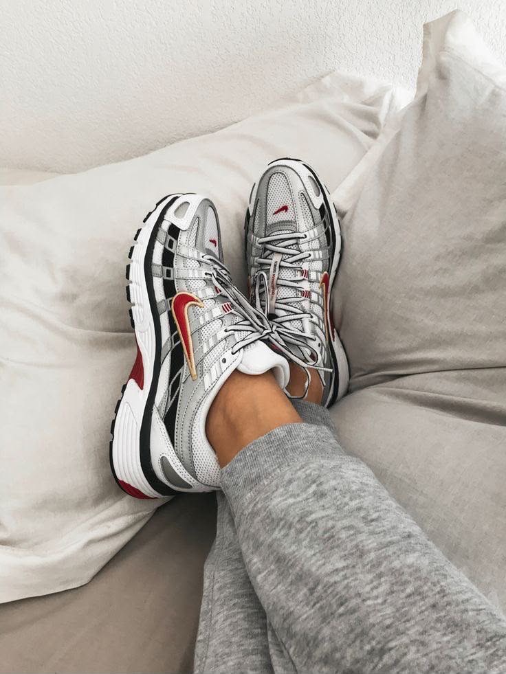 Nike P-6000 Silver Red