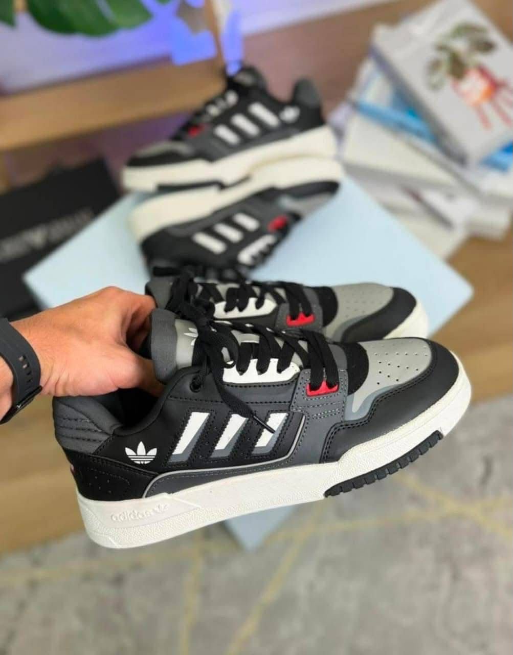 Adidas Drop Step Grey Red
